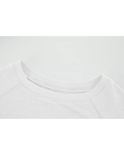 Vdnerjg Women's New York Letter Print Sweatshirt Crewneck Long Sleeve Casual Loose Fit Pullover Shirt4