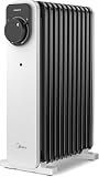 MIDEA Radiador de aceite 2300 W con 11 aletas