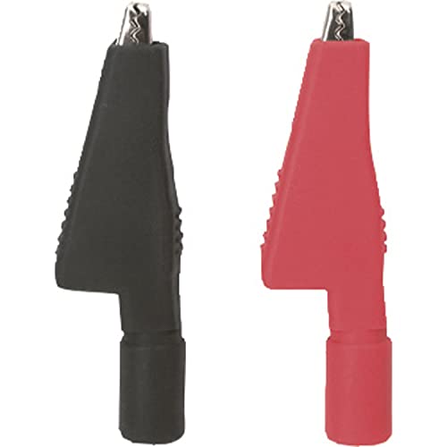 Produktbild Testboy Krokoklemmensatz (schwarz / rot) Krokodilklemmen-Set Schwarz, Rot 1 Set