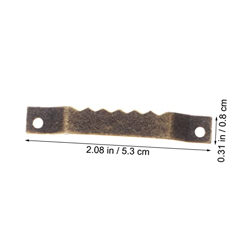 Crochets de tableaux dentelés en acier inox olive 100 pcs - 3