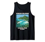Parque Nacional de Las Islas Vírgenes Vintage Camiseta sin Mangas