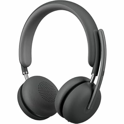Logitech Zone Wireless 2 Premium Noise Canceling Headset with Hybrid ANC, Undergoing Certification for Microsoft Teams Over Native Bluetooth and Certified for Fast Pair, Graphite