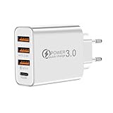 Type C Ladegerät Schnellladung - Mehrfachstecker Type C...