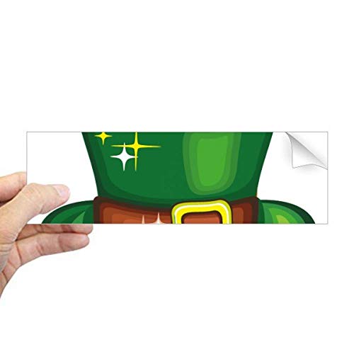Sticker rectangulaire pour fenêtre idéal fête Saint Patrick