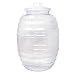 Made In Mexico Vitrolero Tapadera 3 Gallon Aguas Frescas Water Plastic Barrel Juice Beverage Container Jug with Lid, 11 L Clear - BPA Free