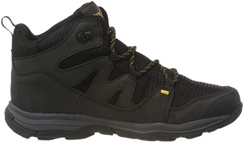 Jack Wolfskin MTN Attack 3 Texapore Mid K Hiking Boot, Black/Burly Yellow XT, 12 US Unisex Big Kid | Image 5