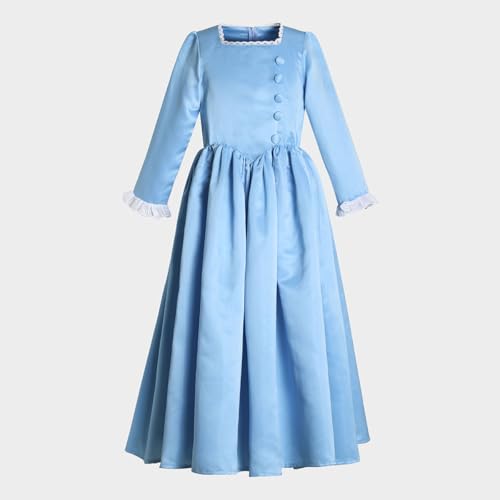 Disfraz histórico americano vestido Angelica 4T miniatura 1