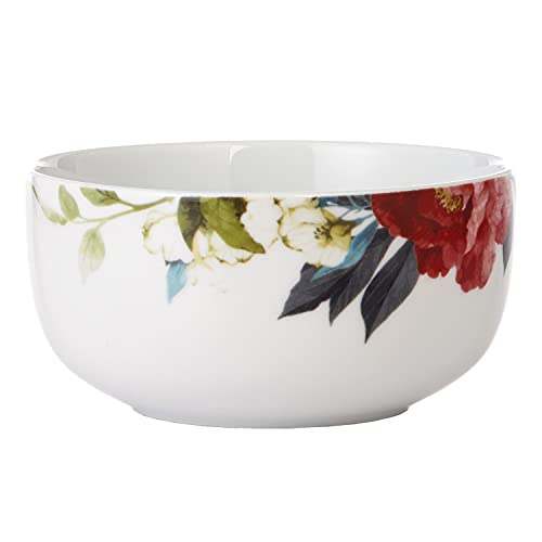 Safdie & Co. Rose Garden 16 Piece Dinnerware Set, Service For 4, Fiesta Dinnerware, Plates And Bowls Sets, Network Essentials, Porcelain Dinner Plates, Multicolor, 16" L X 12" W X 15" H #TOP3