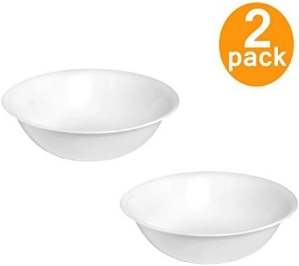 Miniatura 2 de Corelle Livingware - Cuenco de vidrio blanco para servir de escarcha de invierno 2 unidades