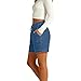 Wide Leg Shorts for Women Pull on Elastic High Waisted Stretchy Bermudas Casual Loose Fake Jean Denim Shorts