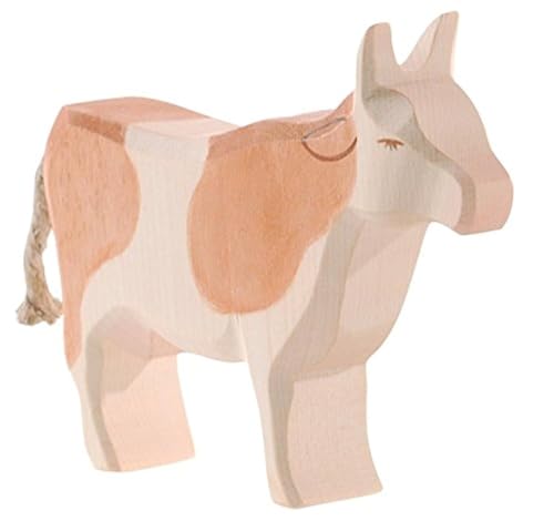 Ostheimer vache debout marron eveil nature enfant bois