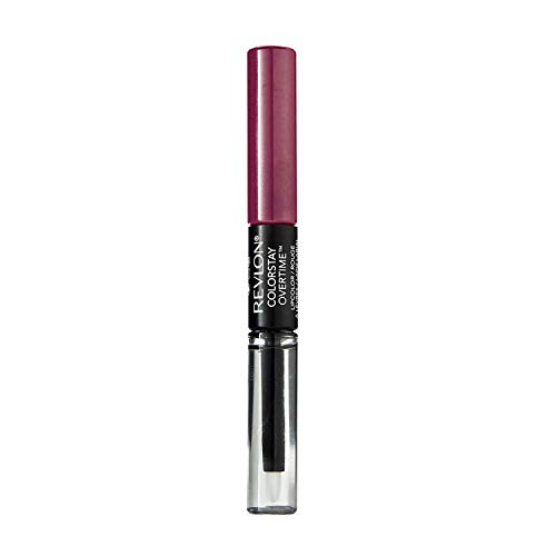 Image of REVLON Colorstay Glossy Finish Overtime Lip Color (Non Stop Cherry, 2ml)