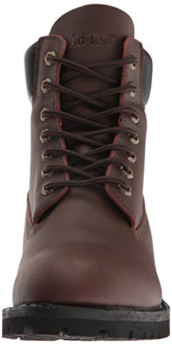 Ad Tec 6in Men's Classic Leather Work Boots for Men - Cushioned Insole, Oil and Slip Resistant Rubber Outsole with Padded Collar2