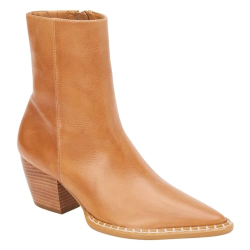 Image of Matisse Womens Caty Pointed Toe Casual Boots Ankle Mid Heel 2-3 inch - Beige