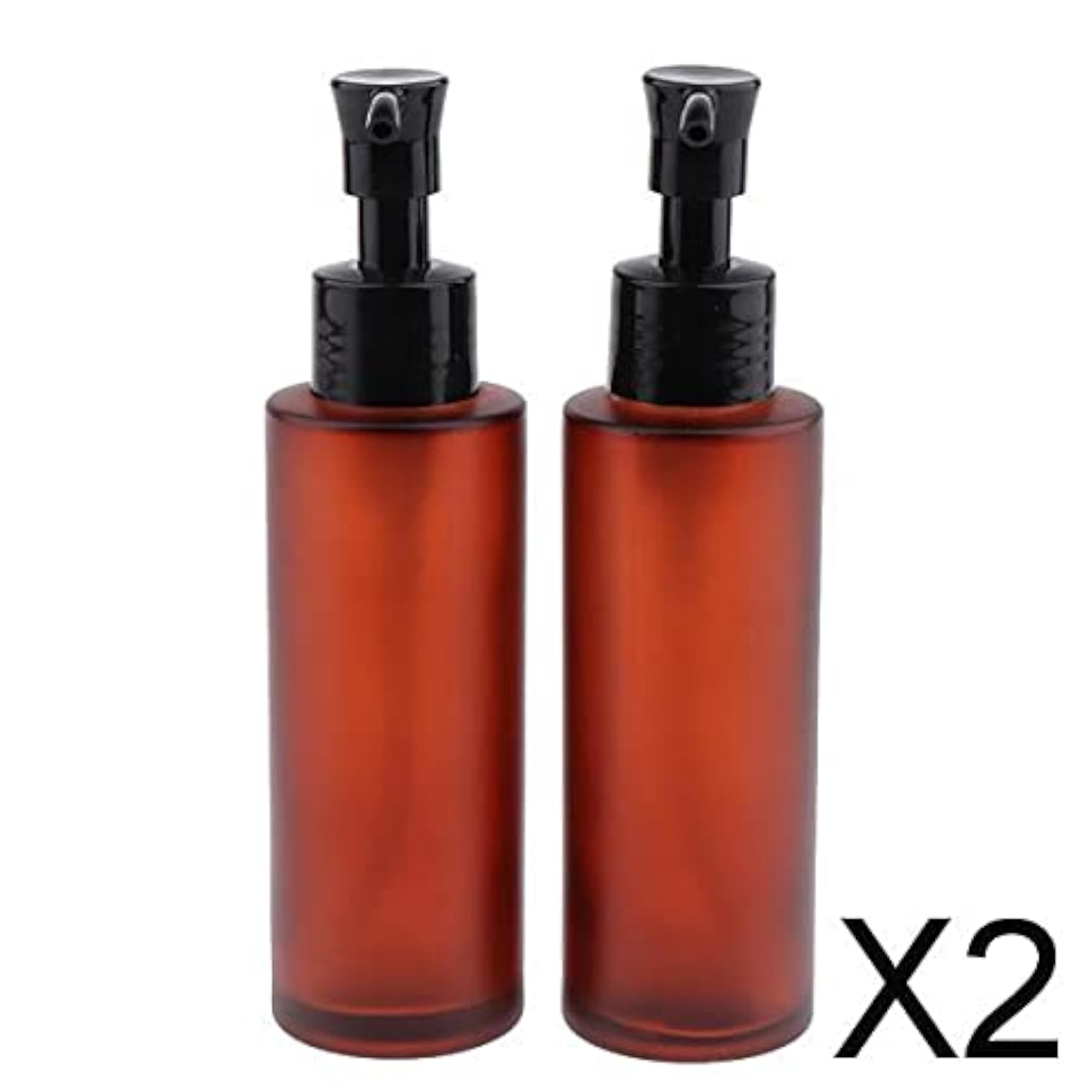 Refillable Empty 100ml Glass Pump Bottle for Cosmetics