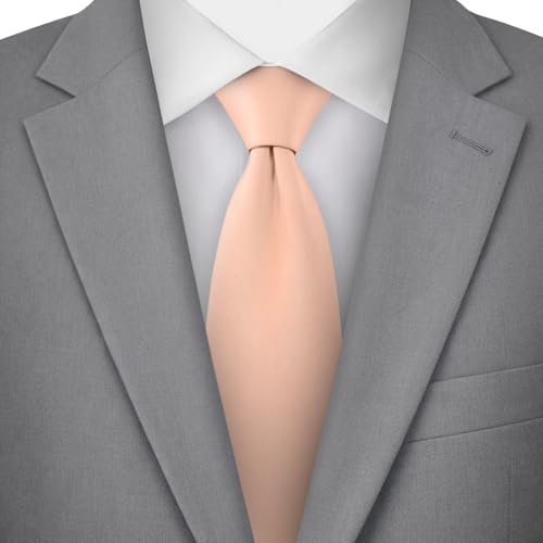 Image of Jacob Alexander Men's Extra Long Solid Color Tie