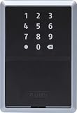 ABUS Cassetta Portachiavi Smart KEYGARAGE One – Apertura via App con Smartphone o Codice Numerico – Portachiavi per 20 Chiavi – Ideale per Case Vacanze – Modello 787 a Parete, Nero