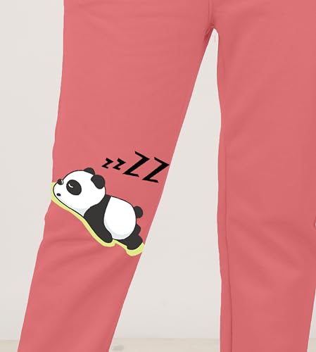 Image of KYDA KIDS Girl's Regular Cotton Joggers for Casual Wear, Jogging, Exercise& Walking (Pack of 1)