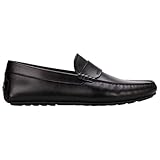 BOSS Herren Noel_Mocc_ltlg Moccasin, Black, 43 EU
