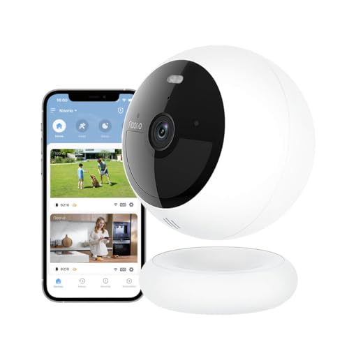 Noorio Security Camera Wireless Outdoor B210 2K Indoor Cameras for Home Security AI Motion Detection 1Min Install Outdoor Camera Battery Powered Color Night Vision 2-Way Talk with Alexa