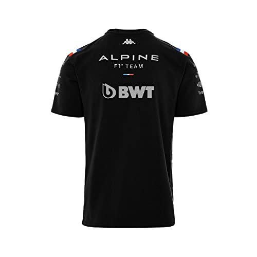 Kappa - T-Shirt Arhom BWT Alpine F1 Team pour Homme - Noir - Taille S - Image 4