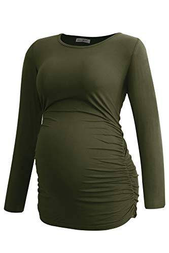 Smallshow Vestido de Maternidad para Mujer Embarazadas Blusa Lactancia Ropa para Embarazadas...