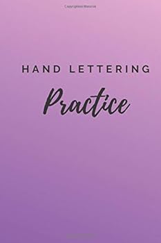 Paperback Hand Lettering Practice: Worksheets: Purple Ombre Book