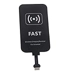 Type C Wireless Charging Receiver, Qi Wireless Charger Receiver 10W Super Fast Magic Tag Wireless Charging Chip for All USB C Port Mobile Phone