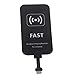 Typ-C-Ladeempfänger qi empfänger usb c 10 W, Typ-C-Ladeempfänger, 5 V, 2 A Empfänger aus Leder und Metall Tragbarer Telefonladeempfänger für die Meisten Mobilteile & Ladeschalen