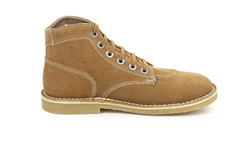 Kickers ORILEGEND, Derbys Femmes, Marron (Camel Perm 114), 38 EU