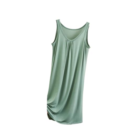 Camisón para Mujer - Camisón De Lencería Suave Modal Sexy De Talla Grande para Mujer, Ropa De Dormir Informal, Chaleco Sin Mangas, Camisón, Vestido De Verano para Casa, Estilo B, 3XL
