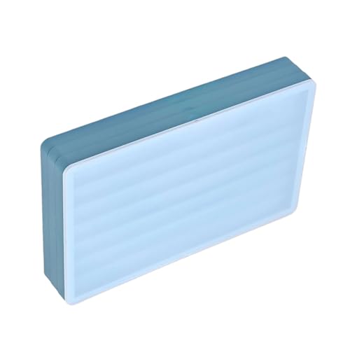 Caja de almacenamiento apilable de 3 niveles con bandejas transparentes extraíbles para teclas.