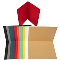 PresentFill® Lot De 25 Cartes Pliantes Vierges En Gris Ardoise - Format A6 - Idéales Pour Concevoir, écrire Ou Imprimer Vous-même Des Cartes