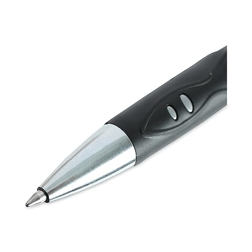 Bolígrafo retráctil roller gel Universal 39710, tinta negra, punto medio, docena miniatura 6