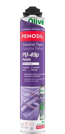 Espuma Pist.Tejas pu-49.Gris 750 ml.