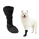 Hundeschuhe Pfotenschutz Outdoor Pfotenschutz Hund Verletzung Wasserdicht für Postoperative Atmungsaktiv Leckagesicher Hundeschuhe Anti Rutsch Pfotenschutz für Hunde Hundeschuh bei Verletzungen(M)