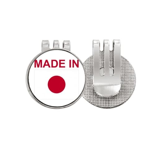 Marqueur de balle de golf en émail précieux Japan Country Love finition magnétique premium