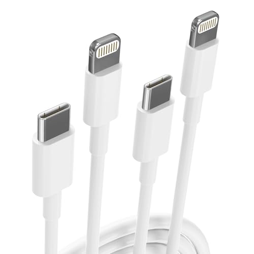 USB C Lightning Kabel, iPhone Ladekabel original Apple MFi Zertifiziert 2er Pack usb c Schnellladekabel iPhone Kabel für iPhone 14...