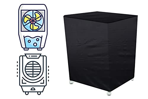 Image of The Furnishing Tree Air Cooler Cover compatible for Orient Electric CD8501H 85 Ltr Desert Cooler, Ployester, Black