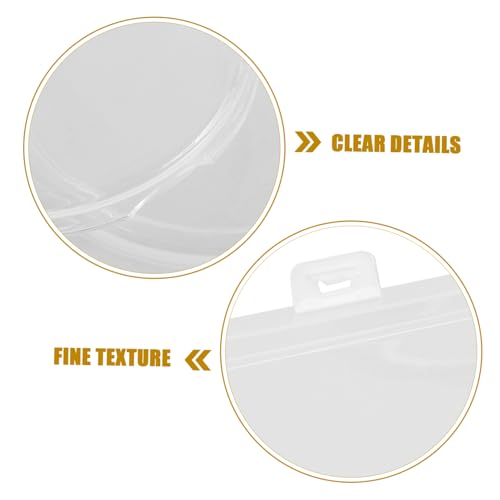 Estuche transparente para cápsulas de monedas con caja organizadora miniatura 3