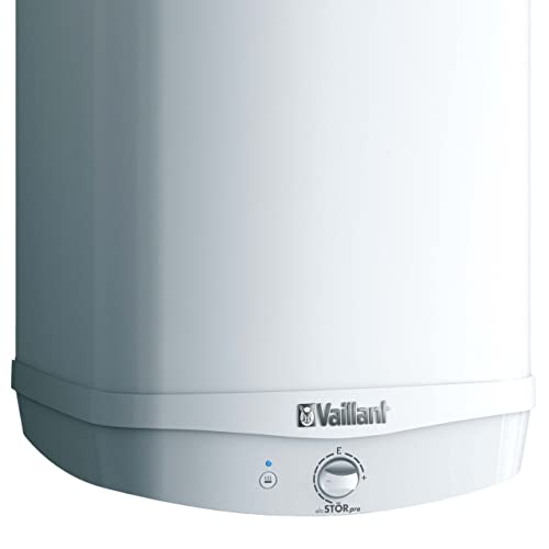 VAILLANT eloSTOR VEH 80/7 pro Zweikreis-Elektro-Wandspeicher, Druckspeicher für Etagenwohnungen, druckfester Elektro-Warmwasserspeicher mit 80 l Kapazität und Schnellheiztaste