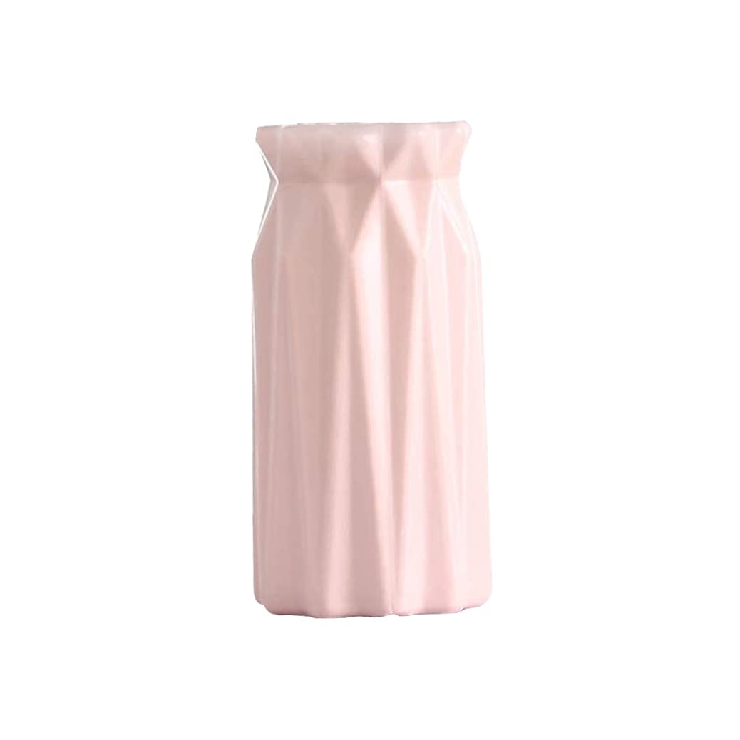 NASSMOSSE Nordic Style Imitation Plastic Flower Pot – Origami Vase Bottle for Home Decoration, Style 1