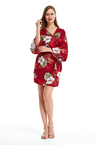 Image of Women's Hawaiian Open Front Kimono Top Signature Prints | Open Front Design; Lightweight Rayon; Signature Tropical Prints; Relaxed Fit; Resort Vacation Style