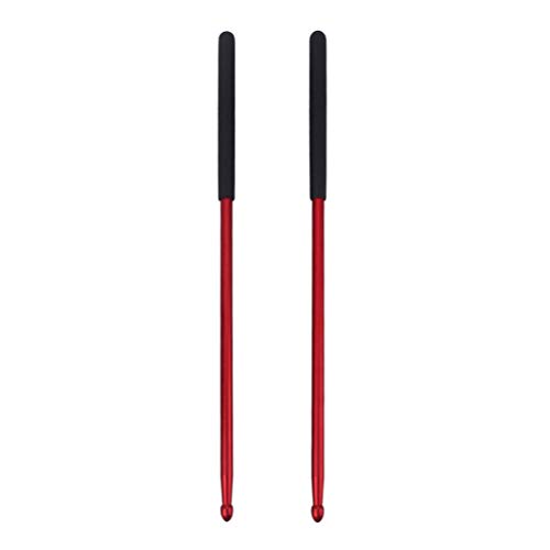 Healifty Baquetas de Liga de AlumÃ­nio Baqueta de Metal Anti Ferrugem para AcessÃ³rios para PrÃ¡tica