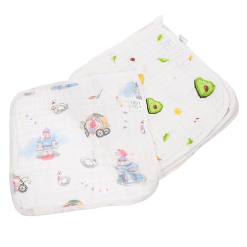 Débarbouillettes absorption rapide en coton pour le repas et la table des petits