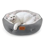 Nobleza Cama para Perros Pequeños, Ø60 x 18 cm