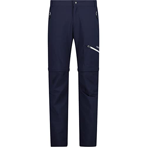 Pantalon randonnée convertible bleu taille 50 de coupe droite pour homme actif