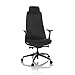 Produktbild hjh OFFICE Profi Bürostuhl YUCANO atmungsaktiver Drehstuhl mit höhenverstellbarer Lordosenstütze, bis 160 kg belastbar, Schwarz 790024