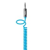 Belkin 6-Foot MIXIT Coiled Aux/Auxiliary Cable (Blue)