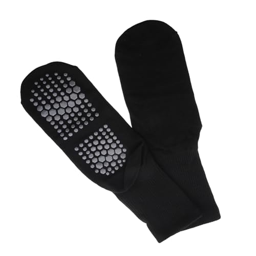 TOYANDONA 1 Par Calcetines Antideslizantes para Mujer con Agarre para Yoga Gimnasia y Ejercicio Interior Transpirables